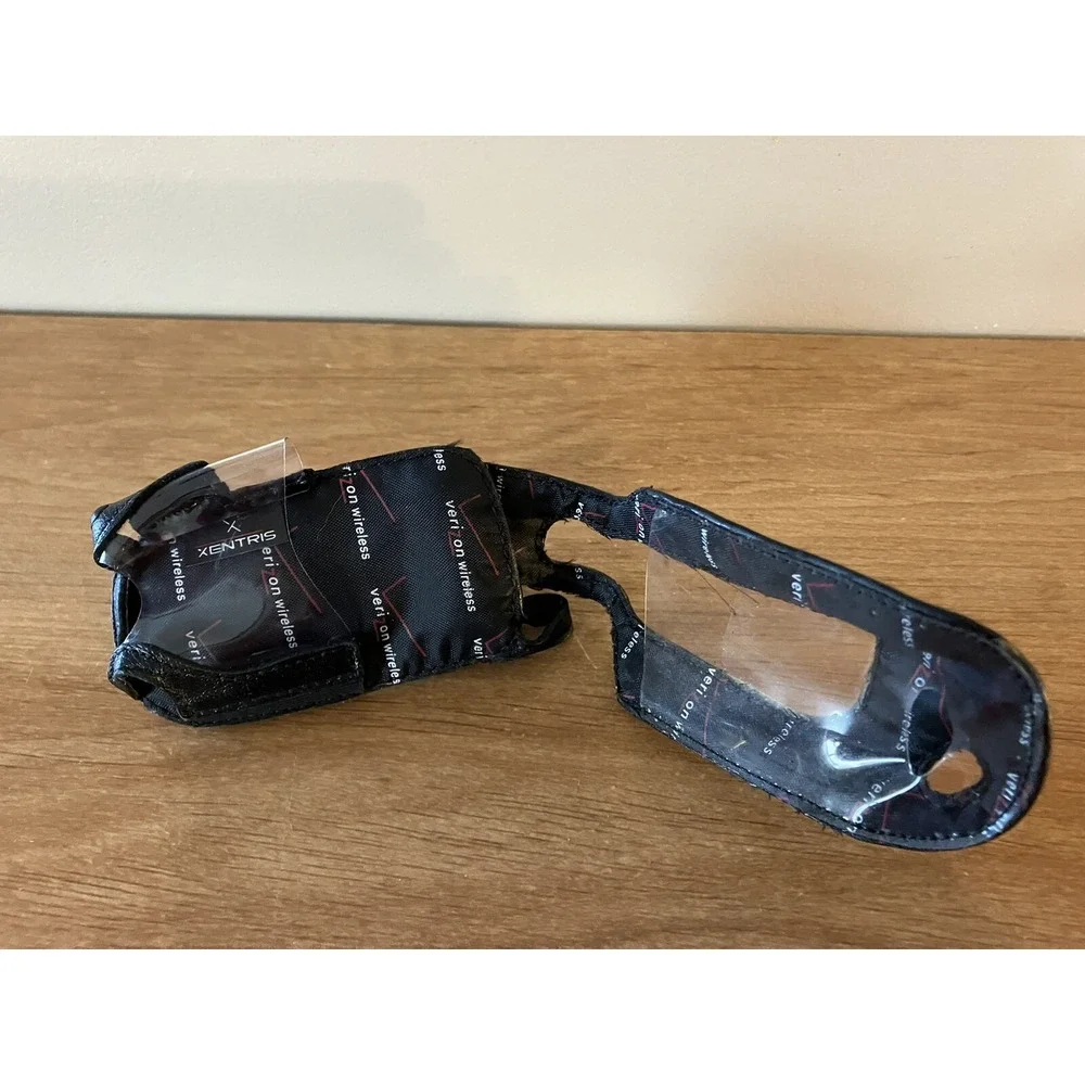 1990's Verizon Black Leather Belt Clip Holster PAGER COVER